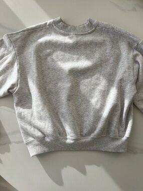 SKIMS Cotton Fleece Cropped Sweatshirt